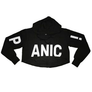 PANIC! AT THE DISCO CROP PULLOVER HOODIE